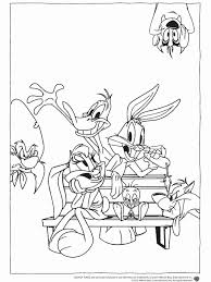 Looney Show Colouring Pages
