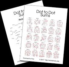 Welcome to math salamanders dot to dot printables worksheets with numbers up to 50. Dot To Sums Maths Science For Kindergarten Connect Free 2nd Grade Printable Touch System Jaimie Bleck