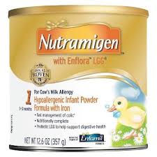 Enfamil Nutramigen With Enflora Lgg Hypoallergenic Powder 12 6oz Cows Milk Allergy Milk Allergy Baby Formula