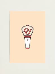 Red Velvet Lightstick Photographic Print By K Waii Redbubble