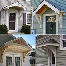 How To Build A Portico For Your Home Hausturvordach Haustur Markise Ausseres Erscheinungsbild Eines Hauses