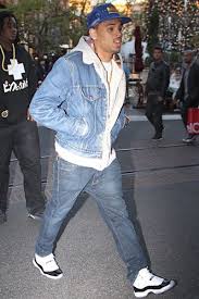 Chris Brown Celebrity Sneaker Store Celebrity Sneakers Chris Brown Style Jordan 11 Outfit