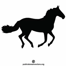 Download 8982 Running Horse Silhouette Clip Art Free Public Domain Vectors