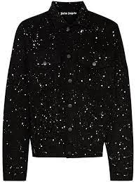 Palm Angels Cactus Print Denim Jacket Farfetch Printed Denim Printed Denim Jacket Denim Jacket