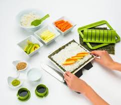 Sushiquik Sushi Complete Training Sushi Kit Including Roll Cutter Rice Paddle And Training Frame Amazon Com Kitchen Dini Sushi Maker Easy Sushi Sushi Kit