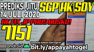 Prediksi Togel Sgp Hk Sydney Hari Ini 14 Juli 2020 Rumus Ayahtogel Youtube