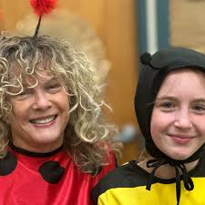 Today's Story Time in the library was extra special as we dove into the  colorful world of Eric Carle's beloved bug books! A special guest ladybug  (aka amazing Grandma Brenda) and a