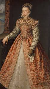 Isabelle De Valois 1545 1568 Reine D Espagne 1560 Kunsthistorisches Museum Vienne D Alonso S Renaissance Costume Elizabethan Fashion Renaissance Fashion