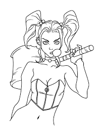 You can use our amazing online tool to color and edit the following joker and harley quinn coloring pages. Harley Quinn Coloring Pages Print For Free The Best Images