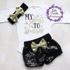 My Year To Sparkle Baby Shorts Outfit Short Outfits Baby Shorts Baby Tutu Outfits