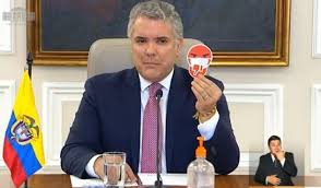 28 de abril de 2019.presidencia de colombia / reuters. Ivan Duque Has To Delete A Message On Twitter About Virgen Chiquinquira