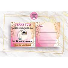 More images for kartu ucapan olshop bahasa indonesia » Thank You Card For Customer