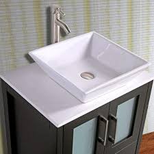 While most bathroom vanities measure around 17 inches to 24 inches deep, the standard bathroom vanity depth is 21 inches. Bathroom Sink Vanities Accessories Narrow Depth Vanities With Sliding Barn Door And White Sink Grey Storage Vanity Cabinet Kksafe Bathroom Vanity 30 X 18 X 34 Inch Single Vanity Sink Combo