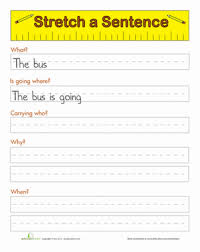 Sentence Starters Worksheet Education Com Sentence Activities Sentence Starters Teaching Writing