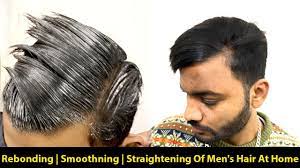 Benefits of hair rebonding and ways to care for chemically treated hair. Rebonding Smoothning Straightening Of Men S Hair At Home Hairapist Youtube