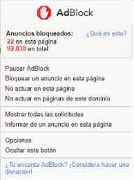 Luckily by using an adblock, chrome users can avoid annoying ads and stop advertisers from tracking what they do online! Como Desactivar Adblock En Chrome Qore