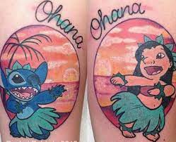 As tattoo pattern, cats are mainly preferred by women in various sizes and designs. Lilo Stitch Ohana Sister Tattoos Stitch Tattoo Lilo And Stitch Tattoo Disney Tattoos