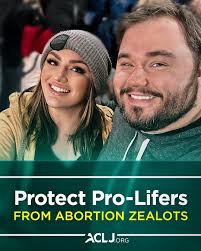 Our client, Zack Knotts, and his wife were threatened with violence by  abortion workers
