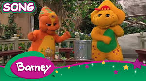 Bj And Baby Bop S Cousin Barney Make Music With Anything Song Youtube