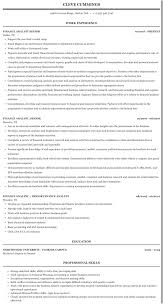 Review all of the job details and apply today! Finance Analyst Senior Resume Sample Mintresume
