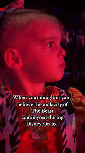 Belle's Reaction to The Beast at Disney On Ice