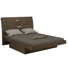 Made from douglas fir and sugar pine, the platform measures 83 x 44 x 61 ½ inches. Contemporary Grey Tone Wood Platform Bed On Sale Overstock 20056892