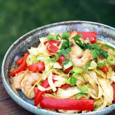 But eating a healthy serving of shrimp once a week or once every two weeks won't hurt your heart or diabetes diet, rico says, especially if your overall diet is low in fat. Shrimp And Cabbage Stir Fry Diabetic Foodie
