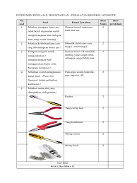 Check spelling or type a new query. Instrumen Penilaian Pengetahuan Peralatan Bengkel Otomotif