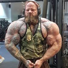 Создать мем "сорен фалби бодибилдер, датский бодибилдер викинг ...