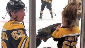 Brad marchand had a goal and an assist, then scored the only goal in the shootout as the boston bruins. Brad Marchand Daughter Share Sweet Moment Before Bruins Game