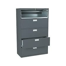 Download free books in pdf format. Hon Brigade 600 Series 5 Drawer Lateral File Cabinet Locking Charcoal Letter Legal 42 W H695 L Quill Com