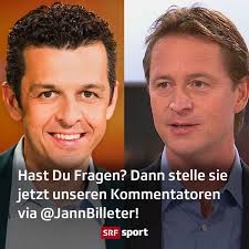 Die beiden bisherigen kommentatoren geben ihre funktionen im ski alpin auf eigenen wunsch ab, um sich nach vielen jahren mit intensiven skiwochenenden auf andere aufgaben bei srf sport zu fokussieren. Srf Sport On Twitter Auch Heute Kannst Du Unserem Kommentatoren Duo Fragen Stellen Denmark18 Iihfworlds Srfhockey