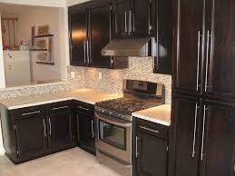 Gel Stain Cabinets I Have A Mouse Sander To Sand All Of The Kitchen Counters Down Then You Could Gel Stain In Dark Kitchen Cabinets Dark Cabinets Dark Kitchen