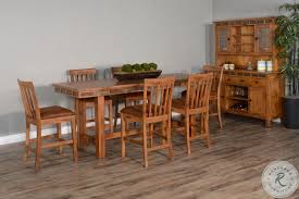 Shop for sunny designs sedona counter height extension table with slate top, 1274ro, and other dining room dining tables at evans furniture galleries in chico, yuba city & grass valley, ca, northern california. Sedona Rustic Oak Friendship Counter Height Dining Table From Sunny Designs Coleman Furniture