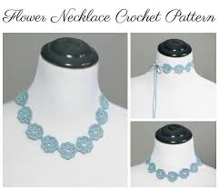 This triangle shawl free crochet pattern definitely stands out from many shawl patterns. Flower Necklace Crochet Pattern Petals To Picots