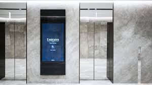 digital directory board at emirates house collins street melbourne elevator lobby digital signage lobby interior