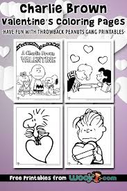 These days, i propose printable peanuts coloring pages for you, this post is similar with free printable coloring pages ice cream. Charlie Brown Valentine S Coloring Pages Woo Jr Kids Activities