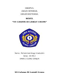 Resensi Novel 99 Cahaya Di Langit Eropa Lengkap Lakaran