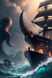200+ Kraken Ship Stock Illustrations, Royalty-Free Vector Graphics & Clip  Art - Istock