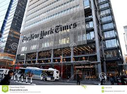 Aktuelle news, infos, berichte und videos der überregionalen tageszeitung aus new york city. Das New York Times Hauptsitz Burohaus Redaktionelles Foto Bild Von Stadt Haus 119117916