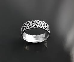 Maybe you would like to learn more about one of these? Triquetra Ring Sterling Silver Norse Viking Large Band Ring Celtic Knot Trigurtas Knot Sign Nordic Holy Trinity Tribal Design