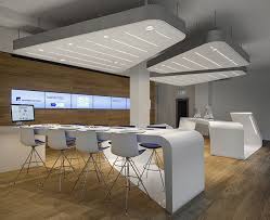 A Zigzag Logo Turns Interactive Desk At Zurich S New Vz Finanzportal Showroom Design Office Interior Design Shop Interior Design