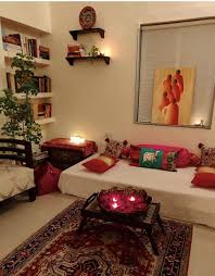 You will find posts about inexpensive decorating ideas, helpful household tips, trim work tutorials and diy projects. Colourful Indian Room Decor Indian Bedroom Decor Colourful Living Room Decor