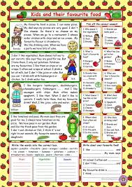 Kids And Their Favourite Food Key English Reading Learn German Favorite Recipes
