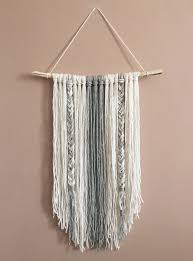 Wall Decor Bohemian Decor Yarn Wall Hanging Home Decor Boho Wall Hanging Handmade Wall Hanging Grey Wall Hanging Diy Macrame Wall Hanging Diy Yarn Wall Hanging