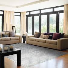 Add in white crown molding and wall trim for an elegant look. Dynamic Savoy 3574 958 Silver Blue Beige Rug 146464