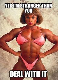 Female bodybuilding, fitness, figure & bikini. Memes And Motivational Posters 7 Femuscleblog