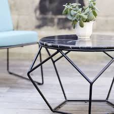 Marble And Metal Outdoor Round Coffee Table Metal Coffee Table Round Coffee Table Garden Coffee Table