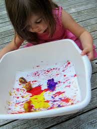Let your kid take control and paint what his/her heart desires. 50 Easy Art Projects For Toddlers No Time For Flash Cards