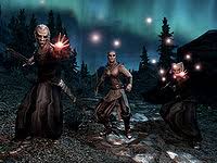 The initial path leads straight to a glacial waterfall overlooking a lake. Skyrim Dawnguard Quest The Unofficial Elder Scrolls Pages Uesp